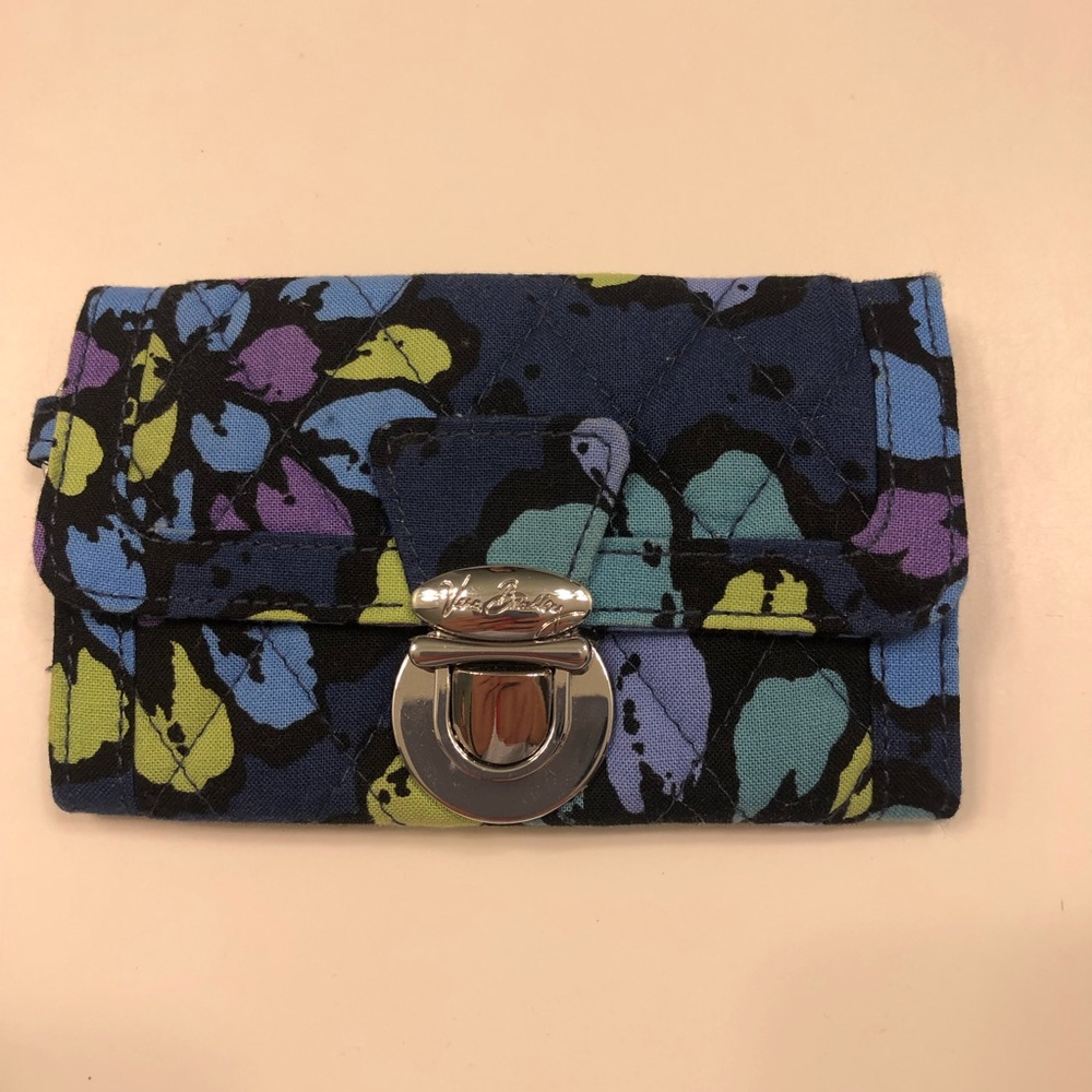 Vera Bradley ID Holder Indigo Pop Wallet